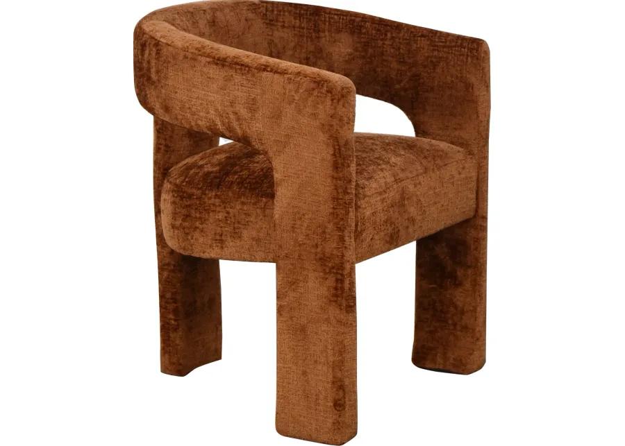 First Avenue BARBIE ACCENT CHAIR-RUST