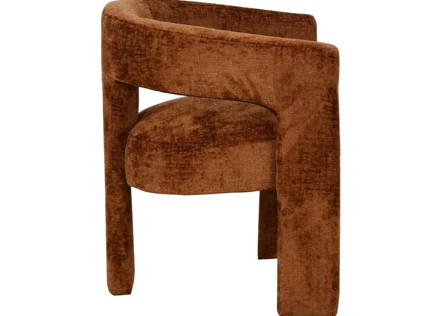 First Avenue BARBIE ACCENT CHAIR-RUST