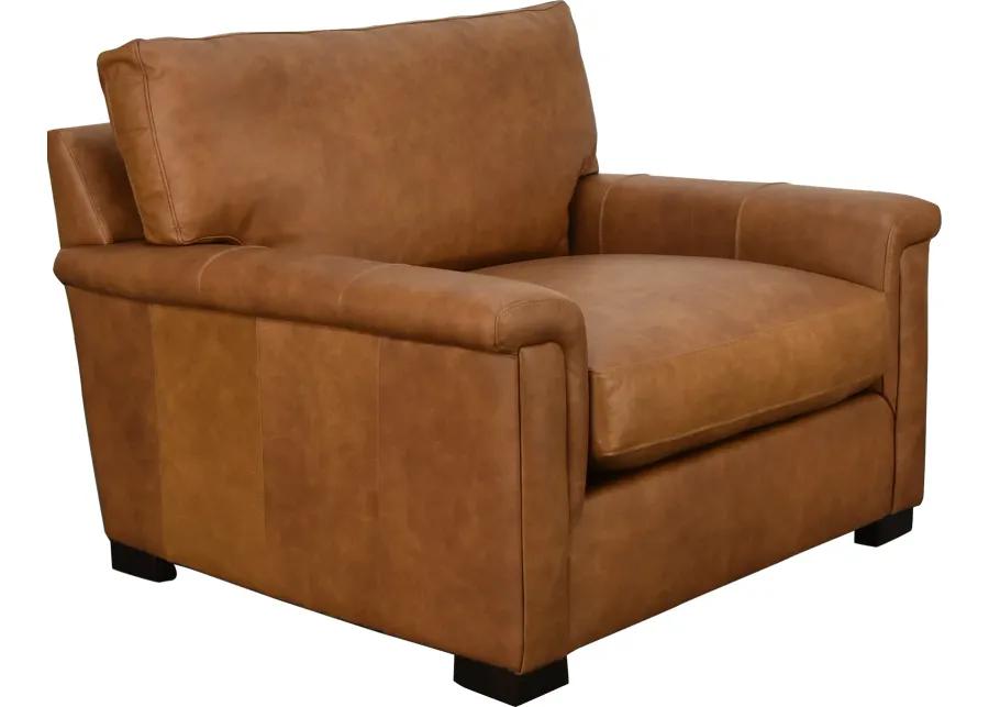 Max Home TELLURIDE LEATHER CHAIR 1/2