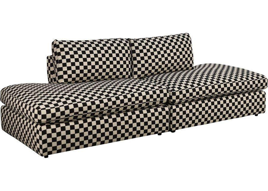 Flexsteel SKY II 2PC SOFA - EBONY