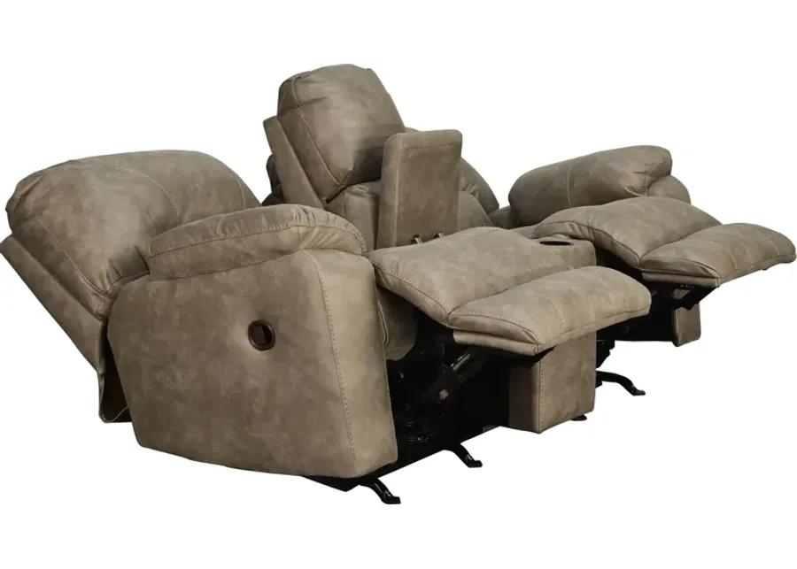 Home Stretch SAPPHIRE ROCKING RECLINING LOVESEAT