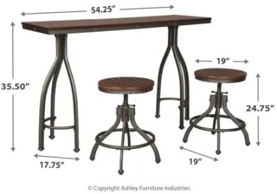 Odium 3-Piece Counter Height Dining Set