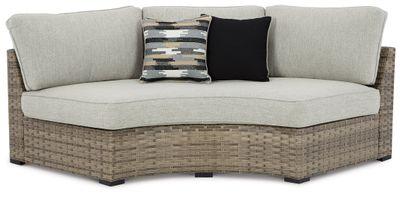 Calworth Outdoor Curved Loveseat