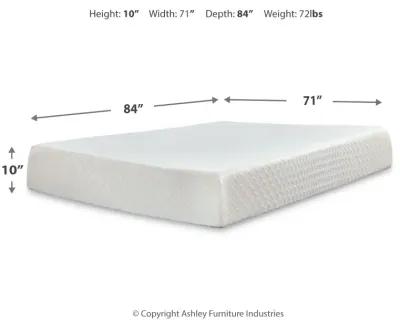 10" Chime Memory Foam California King Mattress in a Box