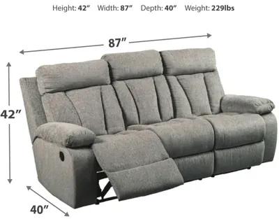 Mitchiner Reclining Sofa with Drop Down Table