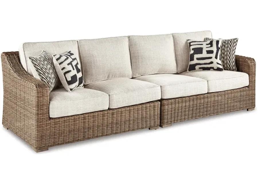 Beachcroft 2-Piece Outdoor Loveseat with Cushion