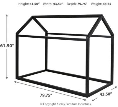 Flannibrook Twin House Bed Frame