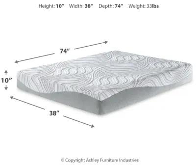 10" Memory Foam Twin Mattress