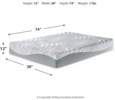 12" Memory Foam Twin Mattress