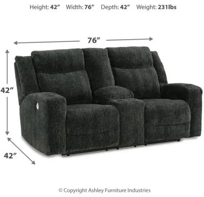 Martinglenn Power Reclining Loveseat with Console