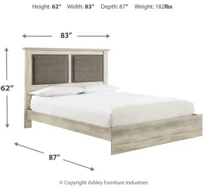 Cambeck King Upholstered Panel Bed