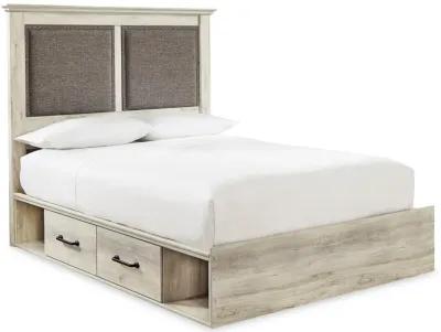 Cambeck Queen Upholstered Panel Bed with Underbed Storage