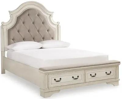 Realyn Queen Upholstered Panel Storage Bed