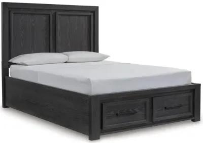 Foyland Queen Panel Storage Bed