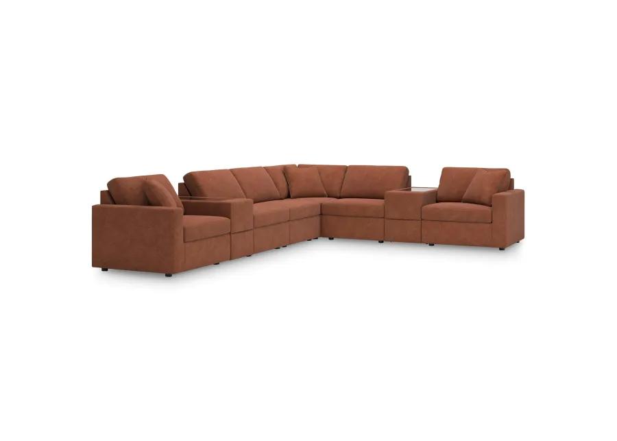 Modmax 8-Piece Sectional with Double Console