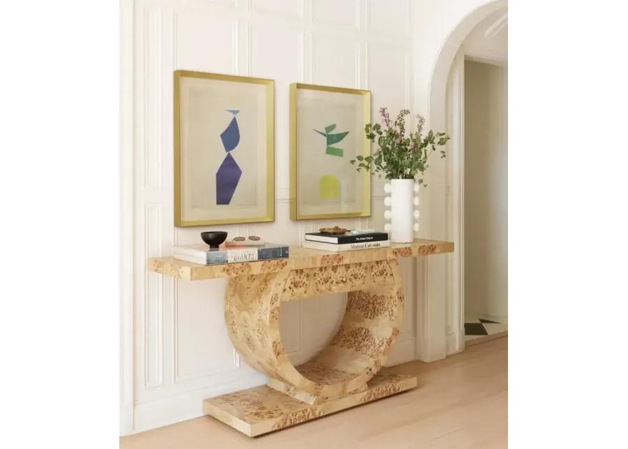 Chloe Burl Wood Console Table