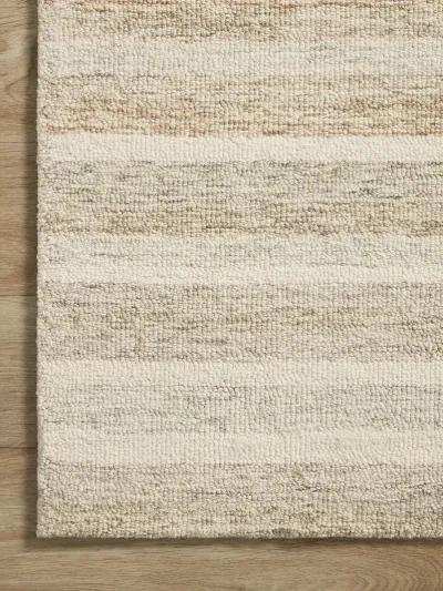 Chris CHR03 Ivory/Clay 3'6" x 5'6" Rug