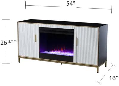 Clif Color Changing Fireplace Console