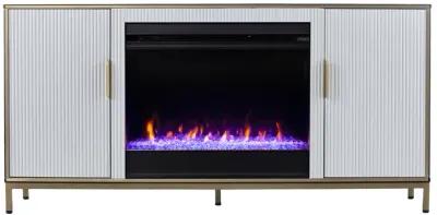 Clif Color Changing Fireplace Console