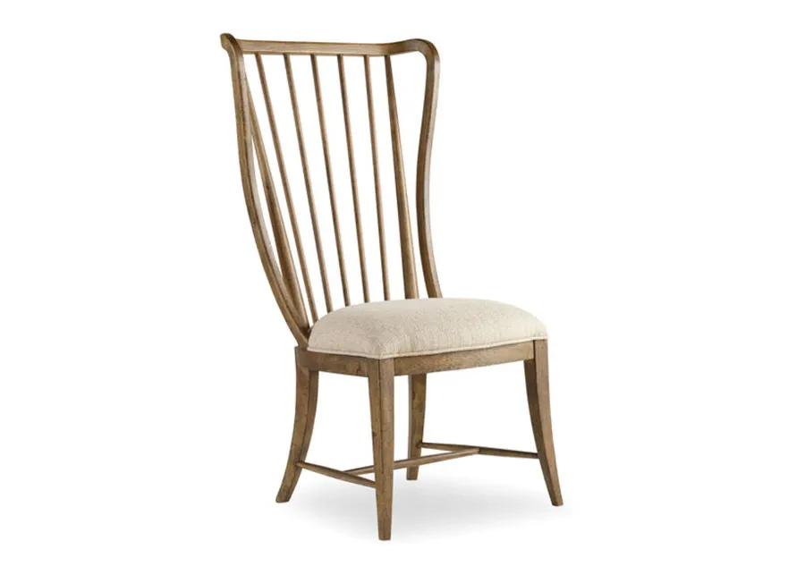 Sanctuary Tall Spindle Side Chair in Beige