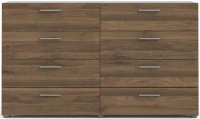 Tvilum Austin 8 Drawer Double Dresser, Walnut