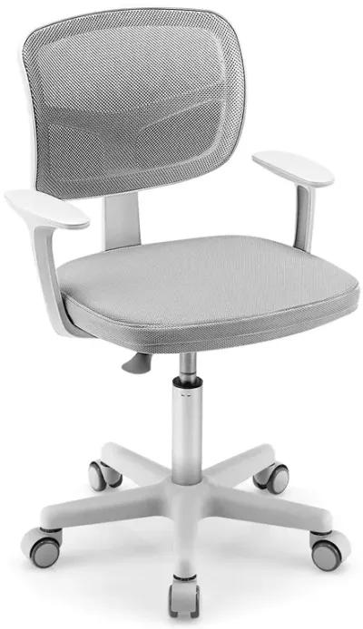 Adjustable Desk Chair with Auto Brake Casters for Kids