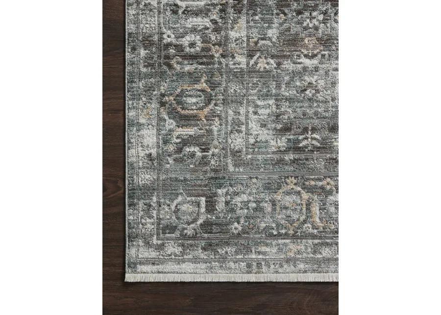 Bonney BNY05 Slate/Teal 7'10" x 10'2" Rug