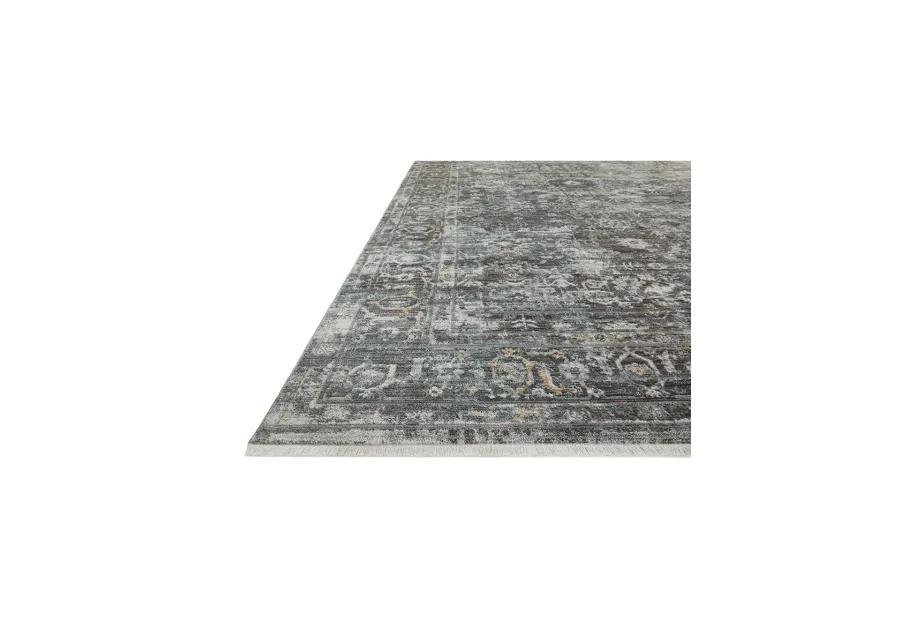 Bonney BNY05 Slate/Teal 7'10" x 10'2" Rug