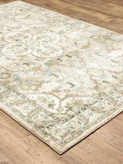 Andorra 2'6" x 12' Beige Rug