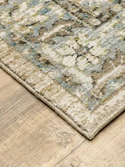 Andorra 2'6" x 12' Beige Rug