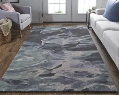 Amira 8635F Green/Blue/Black 5' x 8' Rug