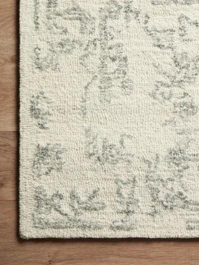 Annie White/Grey 9'3" x 13' Rug