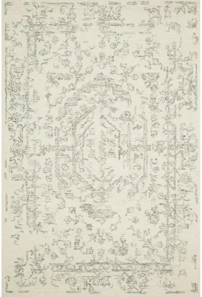 Annie White/Grey 9'3" x 13' Rug