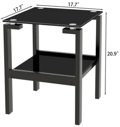 Modern 2-Tier Side Table Collection