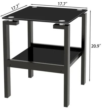 Modern 2-Tier Side Table Collection