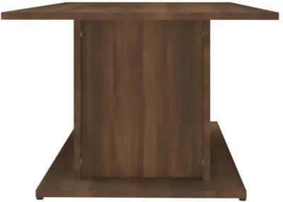 vidaXL Coffee Table Brown Oak 40.2"x21.9"x15.7" Chipboard