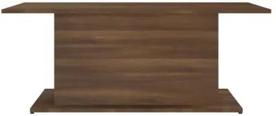 vidaXL Coffee Table Brown Oak 40.2"x21.9"x15.7" Chipboard