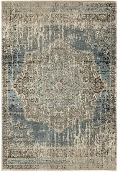 Raleigh 5'3" x 7'6" Blue Rug