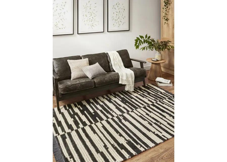 Alice ALI03 Cream/Charcoal 6'5" x 9'2" Rug