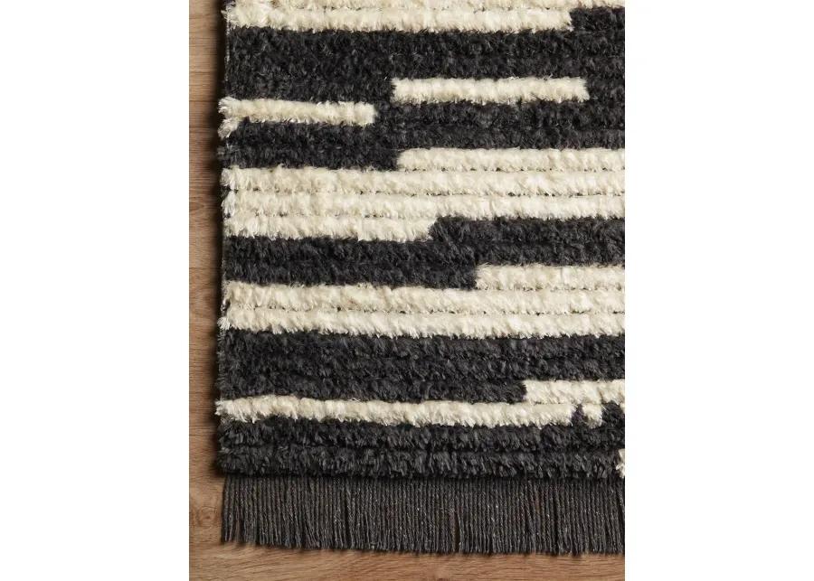 Alice ALI03 Cream/Charcoal 6'5" x 9'2" Rug