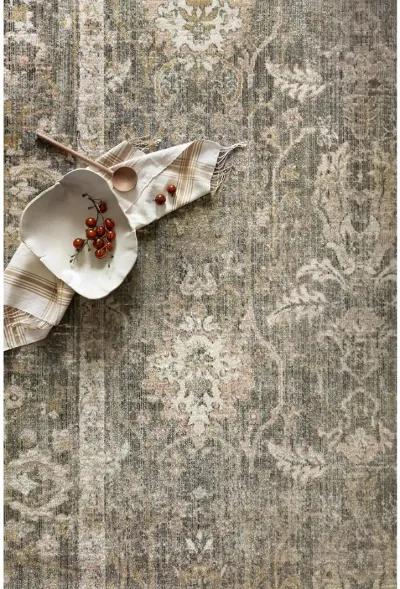 Rosemarie ROE01 Sage/Blush 6'3" x 9' Rug