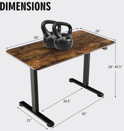 Electric Standing Desk Adjustable Stand up Computer Desk Anti-collision