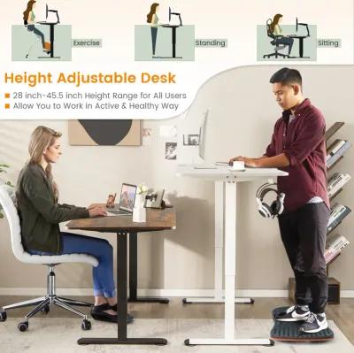 Electric Standing Desk Adjustable Stand up Computer Desk Anti-collision