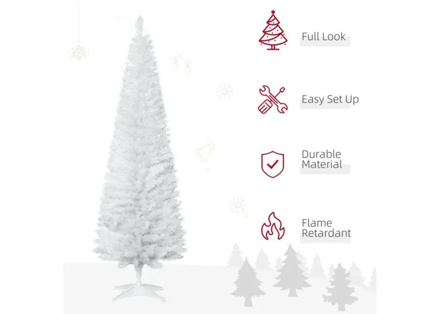 Artificial Christmas Tree 6' Indoor Realistic Holiday Decoration, White