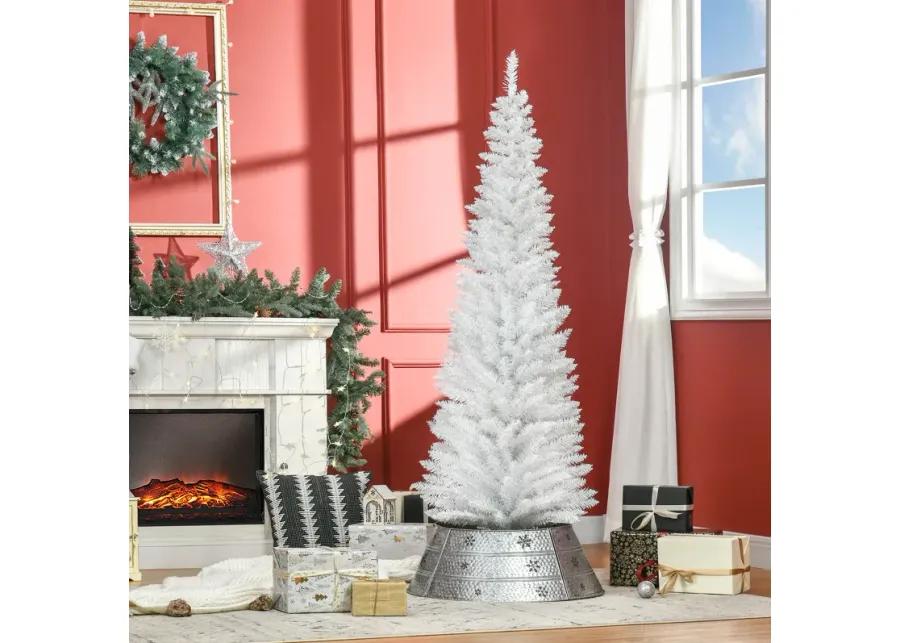 Artificial Christmas Tree 6' Indoor Realistic Holiday Decoration, White