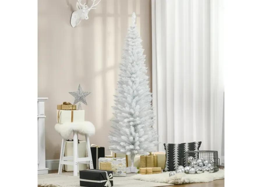 Artificial Christmas Tree 6' Indoor Realistic Holiday Decoration, White