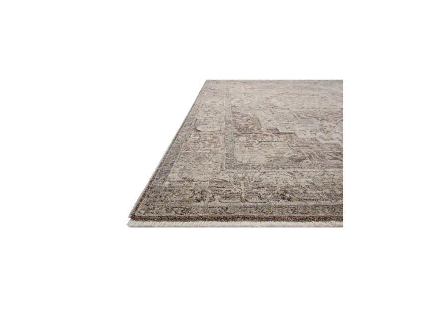 Lyra LYR06 Berry/Stone 4' x 5'7" Rug