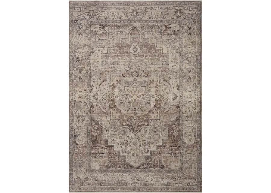 Lyra LYR06 Berry/Stone 4' x 5'7" Rug