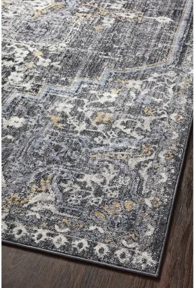 Cassandra CSN02 Charcoal/Gold 7'10" x 10' Rug