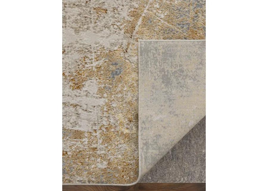 Aura 39LNF 13' x 20' Ivory/Brown/Gray Rug